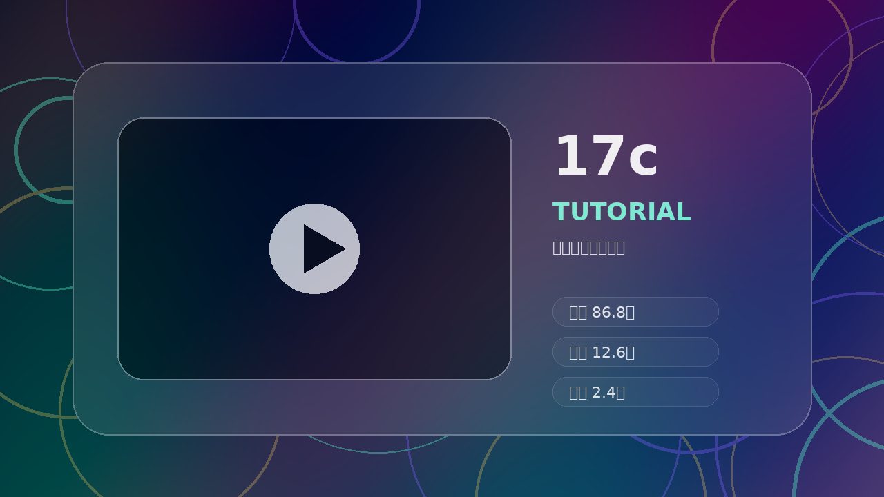 17c教程视频流程图片